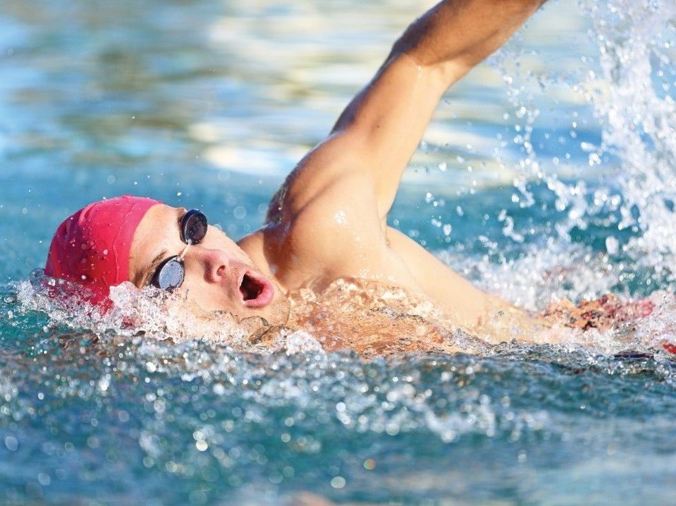 Man swimming