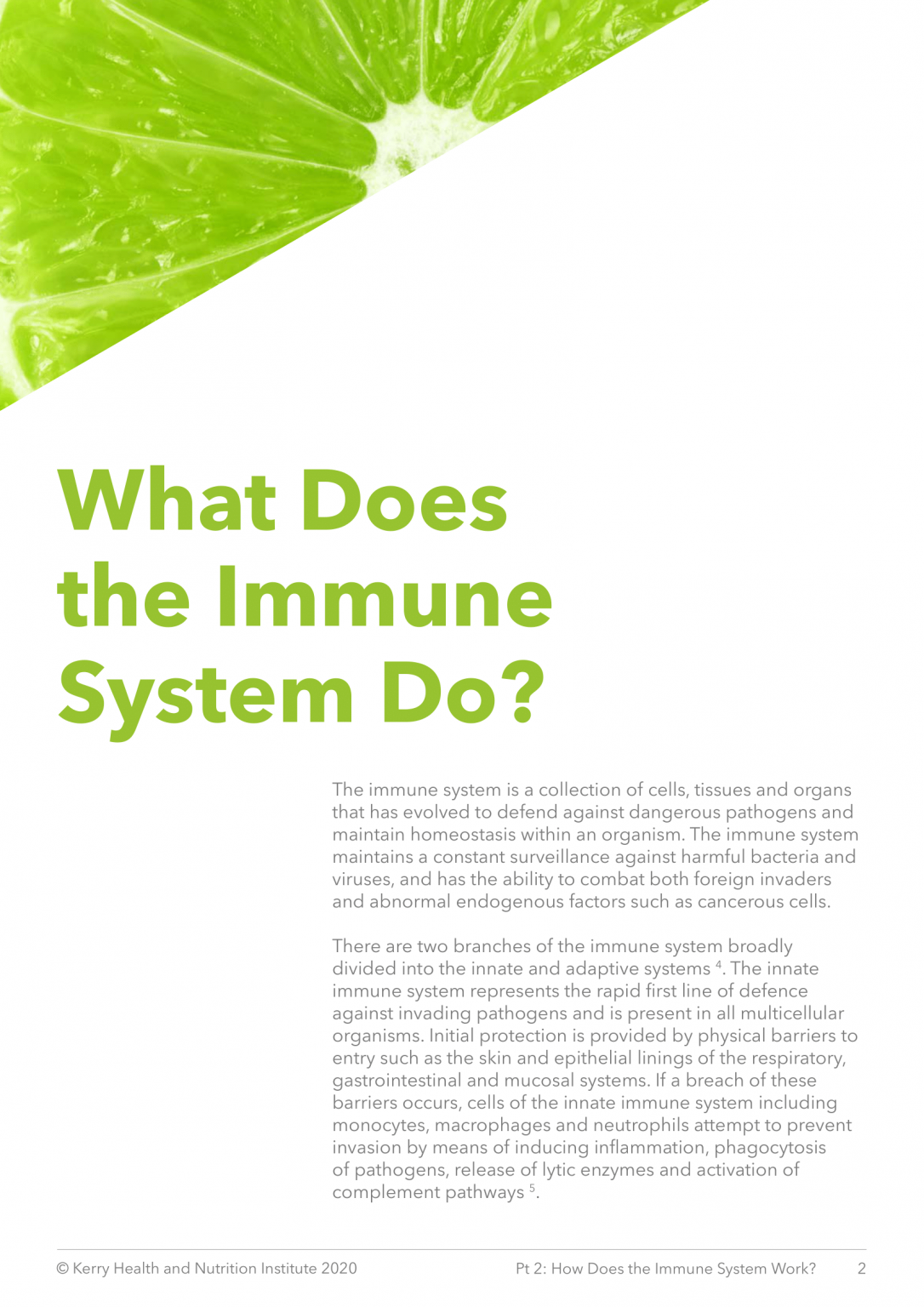 The Science of Immunity and Aging