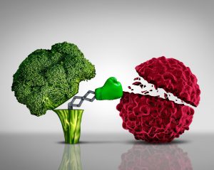 Image of broccoli fighting pathogen
