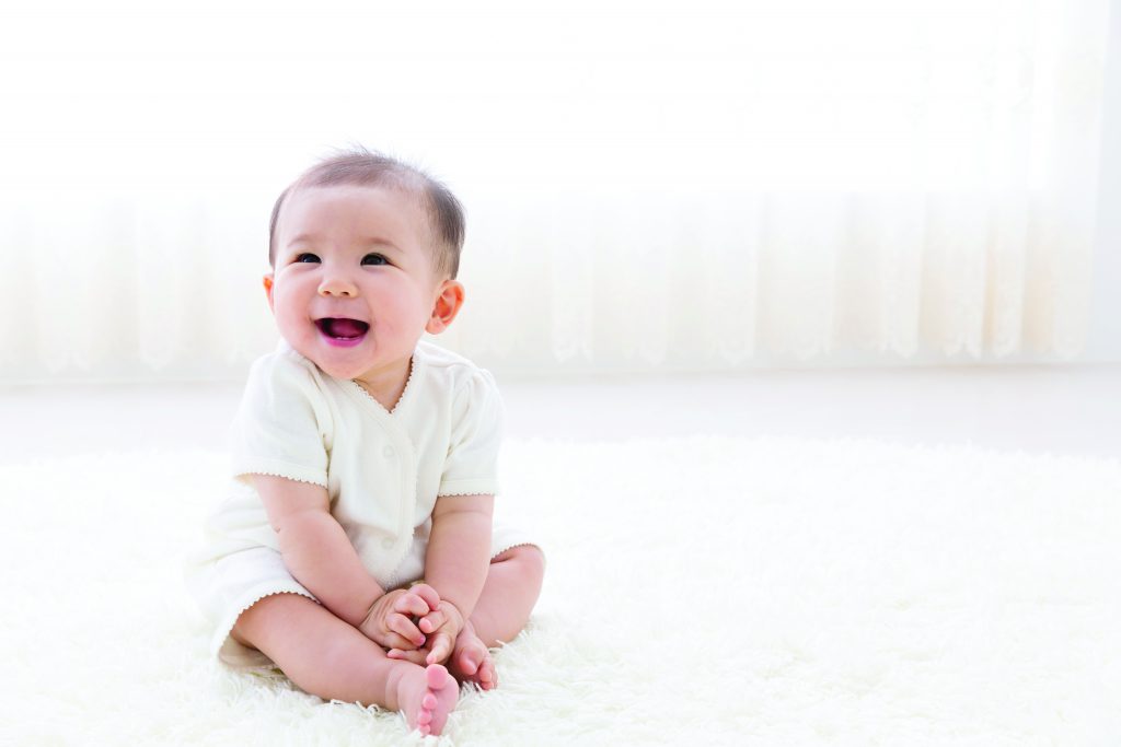 Happy infant image