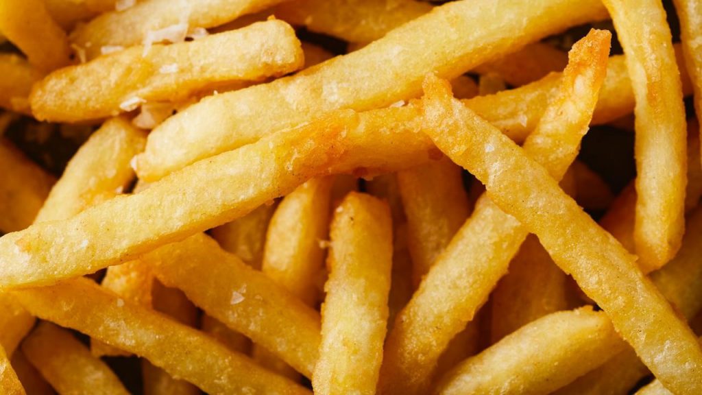Close up image of french fries