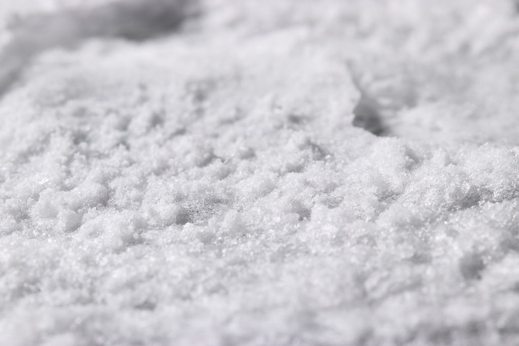 Close up image of salt crystals