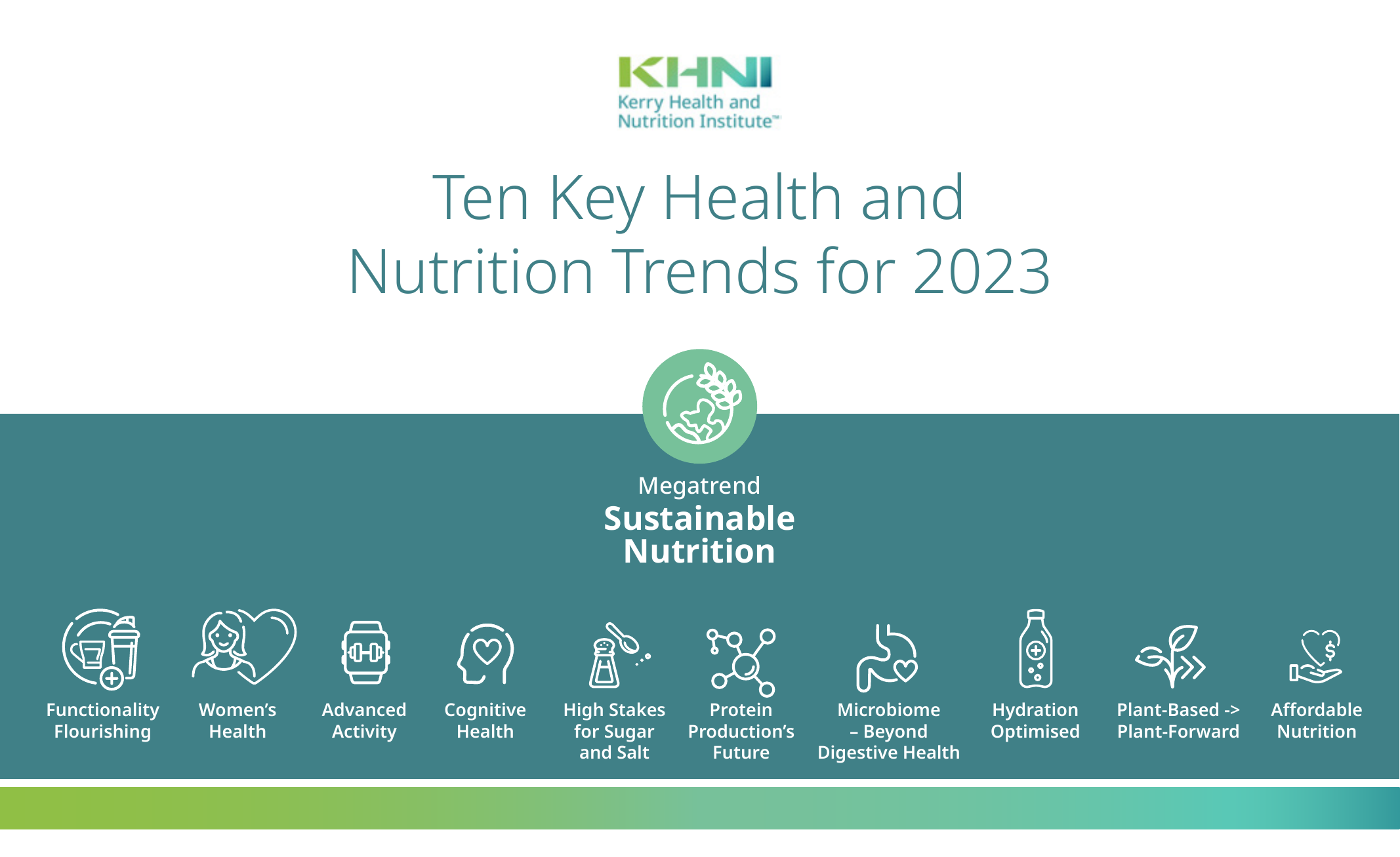 Ten Key Health and Nutrition Trends for 2023 - KHNI